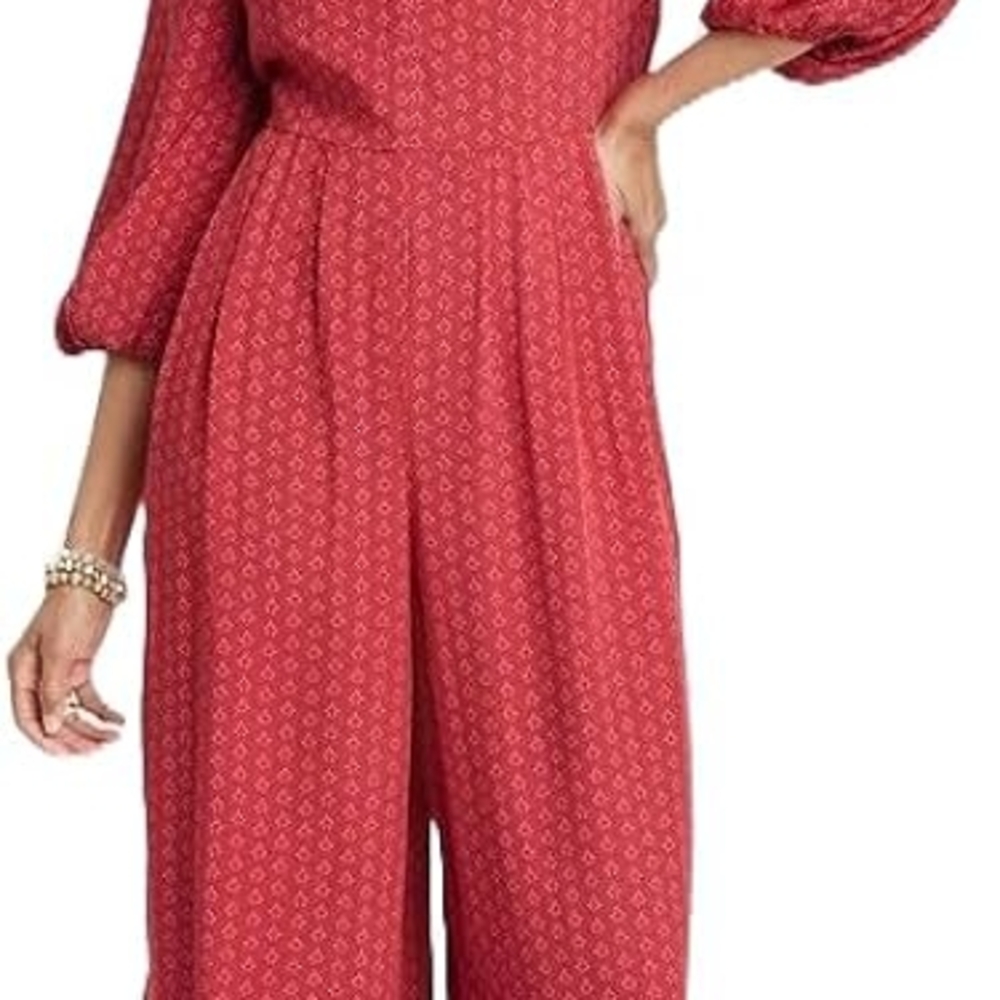 NWT Knox Rose Red Jumpsuit
